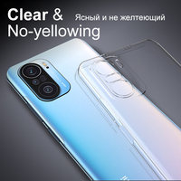 Ultra cienki futerał silikonowy do Xiaomi Mi 11 10 Ultra 10t Lite Redmi uwaga 10s 9s 9 9A 9C 9T Poco X3 F3 M3 F2 Pro wyczyść miękka okładka 3